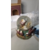Image 4 : Eagle Decorative WF George Porcelain Plate, Pewter Spoontiques Mini Clocks & CRES Musical Snow Globe