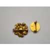Image 2 : Two 10K Gold Pendants: Flower and Phillipsburg High School - Total Weight: 3.2g