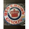 Image 1 : Red Crown Gasoline Advertising Metal Sign - 16 Inches - New In Package