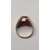 Image 4 : Vintage 14K Yellow Gold Classic Ruby Ring - Size 7 - Total Weight: 3.9g