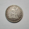 Image 1 : United States 1876 Seated Liberty Quarter - 90% Silver - Nice Coin! 