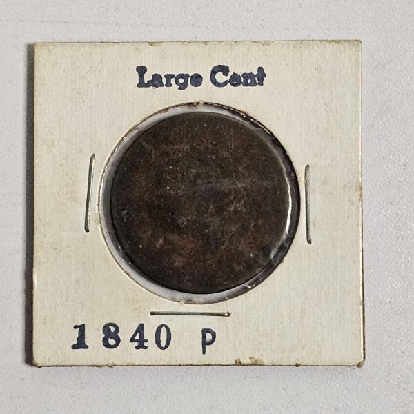1840-P Braided Hair Large Cent 100% Pure Copper Coin