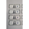 Image 2 : (8) Series 1935 D $1 Silver Certificate Bank Notes - Face Value: $8.00