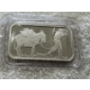 Image 1 : Beautiful Silver Towne One Troy Ounce .999 Fine Silver Bar - Mint Condition