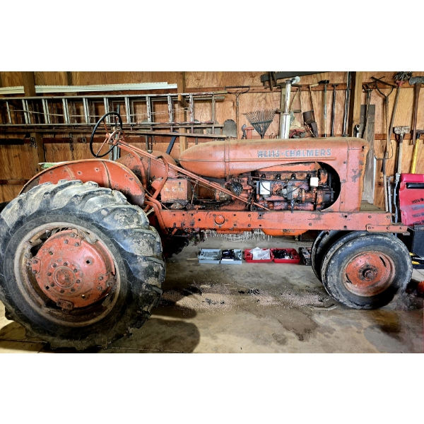 Vintage 1949 Allis-Chalmers WD Tractor - Original Magneto System Works, Starts Easy, Runs Well