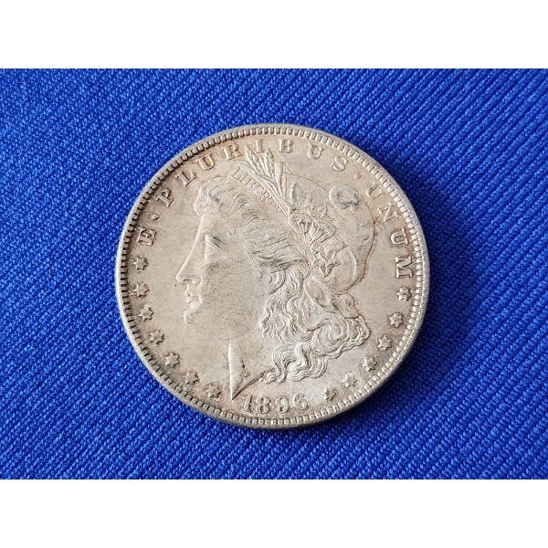 1896 90% Silver Morgan Dollar