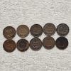 Image 4 : LOT OF 10 UNITED STATES Indian Head Pennies Excellent Condition Various Dates