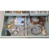Image 5 : Assorted Lot Of Costume Jewelry In Beautiful Mint Colored Jewelry Box