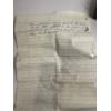Image 4 : Old Steel alphabet stamp set in its original wooden box with letters & handwritten note for stamping