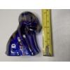 Image 9 : Adorable Degenhart Vintage Glass Dog Figurine- Blue Iridozed