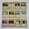 Image 1 : 13 Assorted Vintage Trainer Pokemon Trading Cards Ft. Many 1st Editions ~ All Near Mint!