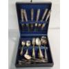 Image 1 : Vintage Silver-Plated Set with Case - Total Weight: 3.2lbs