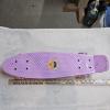 Image 2 : Purple 22" Mini Cruiser Skateboard With LED Light Up Wheels