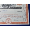 Image 4 : 1965 Reading Company Stock Certificate SN10643 - 100 Shares - Owned by H. Hentz & Co. 