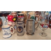 Image 2 : Collection Of 7 Anheuser Busch Beer Steins Plus Extras As Shown