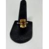 Image 2 : 14K Rose Gold Ring with a Citrine Gemstone - 3.8 Grams - Size 7.25 
