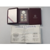 Image 1 : 1992 United States Olympic Coin Prestige Set Including Silver Dollar