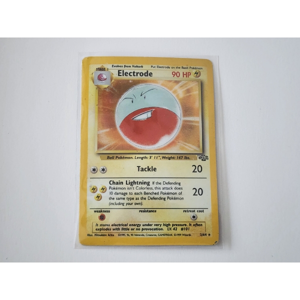 Vintage 1999 Pokemon Trading Card - Electrode #2/64 - In Holder
