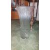 Image 1 : Vintage Ribbed  Nobby Floor Vase16" Tall - 8" Diameter - Depression Era