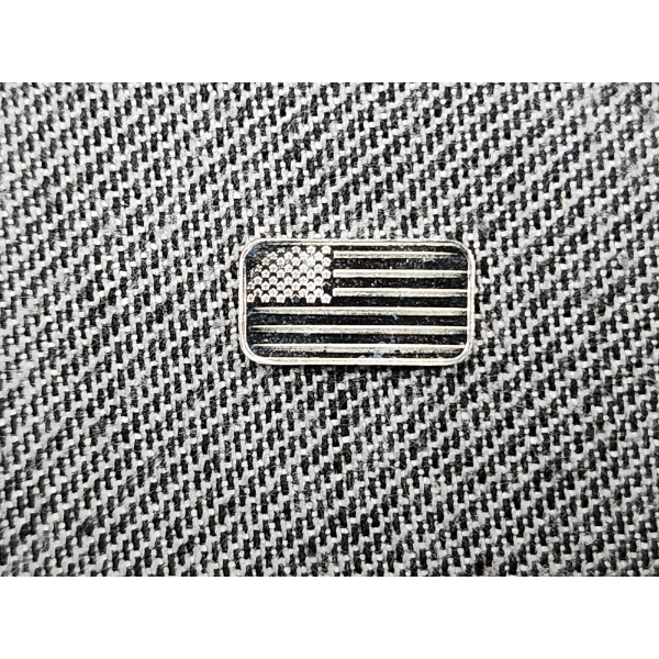 1 Gram .999 Fine Silver American Flag Bar by Pan Silver Company 