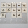 Image 1 : $1.30 Face Value of Assorted Years 90% Silver Mercury Dimes