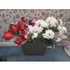 Image 3 : PICKUP IN CANTON - Excellent Condition Artificial Flower Collection, Vases, Wreath & More 