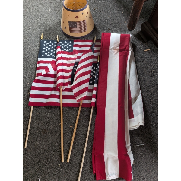 Patriotic Group New 3'x5' Flag, 4 New 