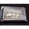 Image 2 : Rare Vintage Drovers Country National Bank of Chicago One Ounce .999 Fine Silver Bar