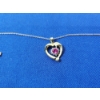 Image 7 : Gold-Plated Sterling Silver Jewlery: Necklace Heart Ruby Design & 2 Bracelets TW: 20g