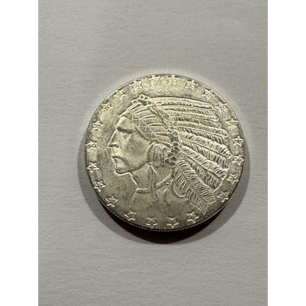 Indian Head 1/4 Troy .999 Fine Silver Ounce Coin - Mint Condition