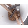 Image 1 : Pail Including Heavy Duty Tow Chain & Metal Items - Some Scrap