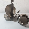 Image 5 : Vintage Silverplated Candle Oil Lamps in Great Condition! 