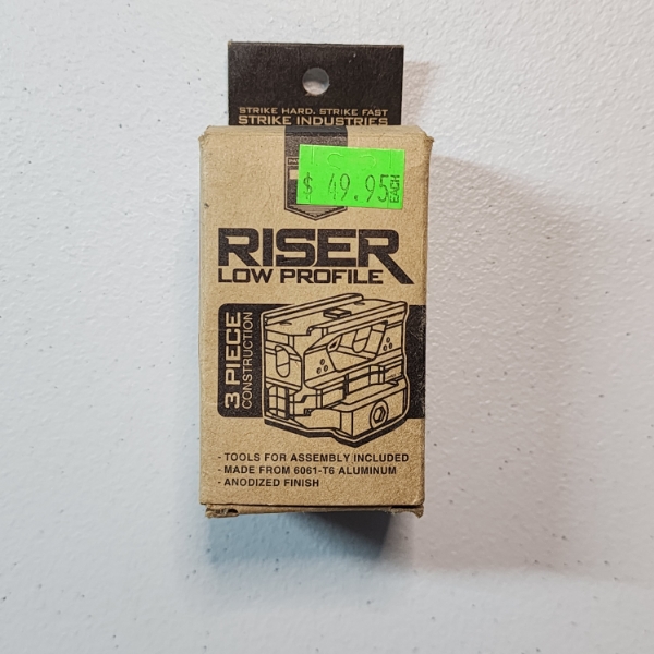 Strike Industries T1 Riser Low Profile 3-Piece Mount - New in Box