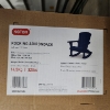 Image 2 : BRAND NEW IN THE BOX Navy Blue Heavy Duty Rocking Adirondack Chair By Keter ~ No Shipping!