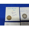 Image 2 : Assorted Coins: x8 90% Silver Barber Dimes & x1 1887 90% Silver Seated Liberty Dime, Mexican Coin