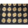 Image 6 : Beautiful Collection of 50 Gold-Plated U.S. State Quarters from 1999-2008 in Wooden Display Case 
