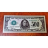 Image 3 : 1934 US "$500 " SILVER Foil Note - PURE 24k (.999) SILVER Foil They weigh approximately 3 - 4 grams