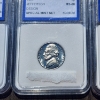 Image 3 : Three U.S. IGS Graded Coins - Presidential Dollar, Jefferson Nickels - See Description & Photos! 