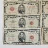 Image 4 : Ten United States Red Seal $5 Notes - Face Value $50.00