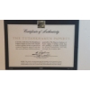 Image 3 : Egyptian Revival Framed King Tut Papyrus Art 31 x 25 Overall - Image 16 x 22 

