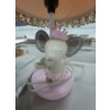 Image 3 : Childs Bedroom / Playroom Lamp & Shade With Elephant Figure - See Pics