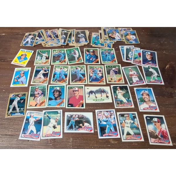 1980's Assorted Teams Expos Topps Tiffany Baseball Trading Cards - Near Mint