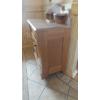 Image 4 : Antique Oak Kitchen Side Cabinet - Marble Top
