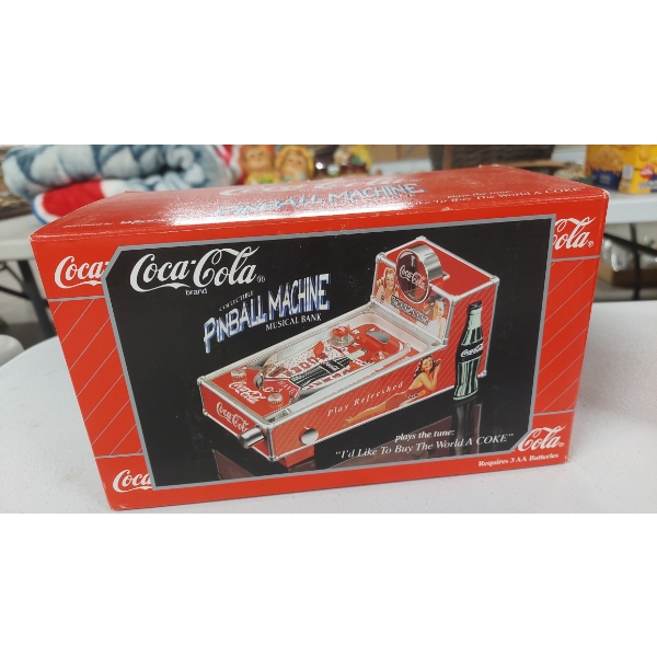 NOS - Unopened COCA COLA Replica Pinball Machine /  Game - See Picture