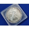 Image 1 : 2000 Silver American Eagle - 1 Ounce .999 Fine Silver - In Coin Holder