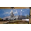 Image 2 : Antique RPOG Reverse Painted On Glass - United States Capital - Framed Nicely - Real Gem Here
