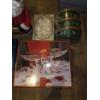 Image 1 : New Wine Gift Boxes, Large Foam Sparkling Flakes, Platter, Bulbs & More! All Excellent