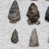 Image 5 : EARLY AMERICAN! Antique Assortment of Native American Stone Artifacts including Arrow/Spear Heads