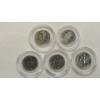Image 5 : Assorted Years/Mint Marks 90% Silver Mercury & Roosevelt Dimes In Coin Capsules - Face Value: $0.50