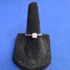 Image 1 : Platinum Ladies Solitaire Ring w/ Real Diamond - Sz 6 - 4.3g TW
